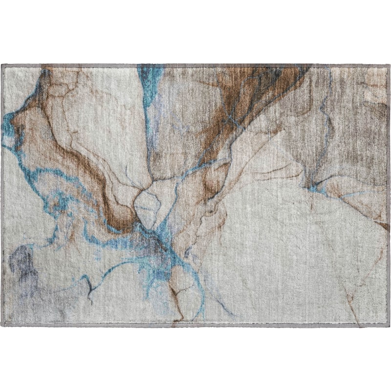 Premium Washable Super Soft Modern Crackle Mayfield Rug