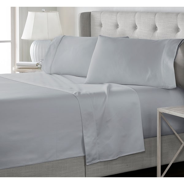 J. Queen New York Royal Fit 1000 TC Egyptian Cotton Sheet Set - On