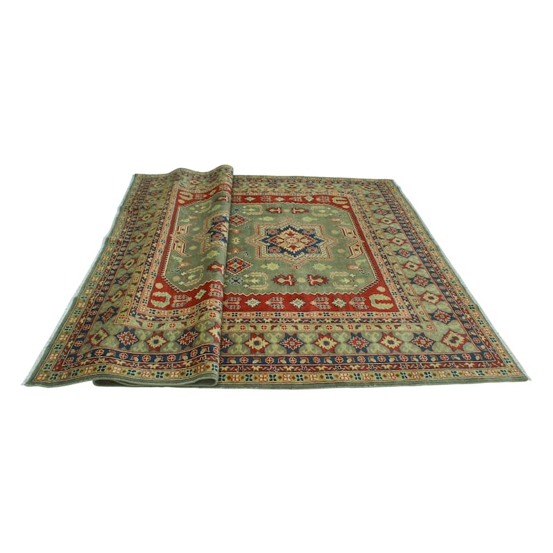 Kazak Celenia Grey/Red Rug - 8'4" x 11'2"