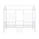 preview thumbnail 14 of 13, Metal Twin-Size Loft Bed with House Design