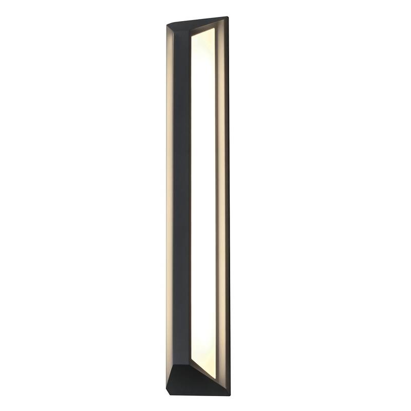 AFX FTS4241800L30D1 Fulton 24" Tall Wall Sconce - Black