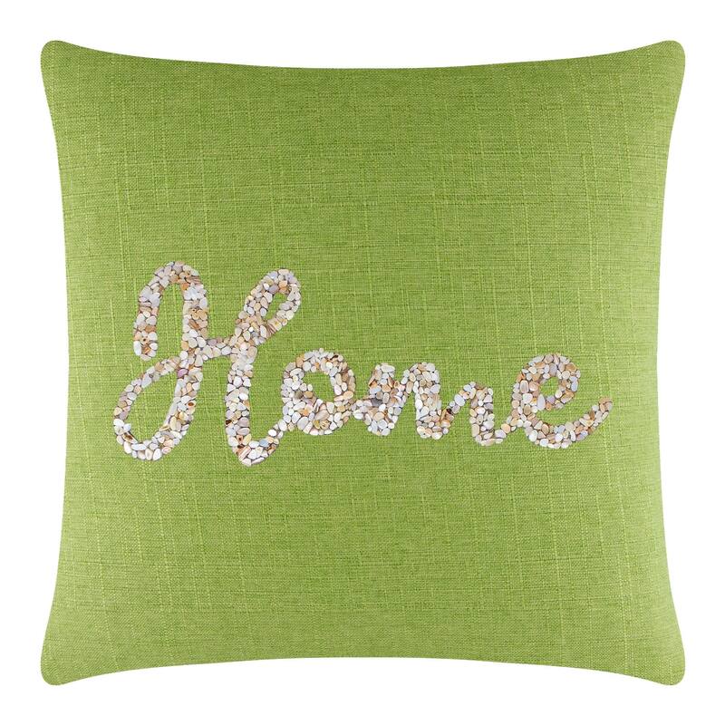 Sparkles Home Shell Home Pillow - 16x16 - Lime