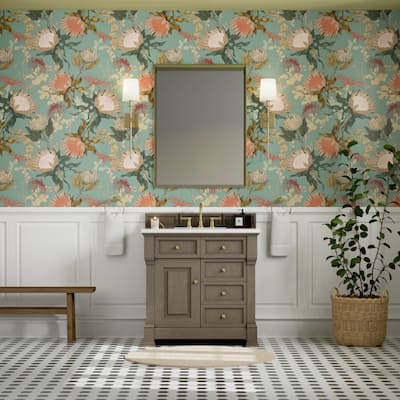 Brookfield 36" Single Vanity, Pecan