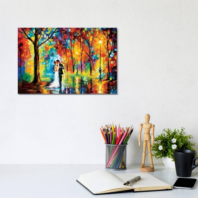 iCanvas "Rainy Wedding" by Leonid Afremov Canvas Print - 8x12x0.75