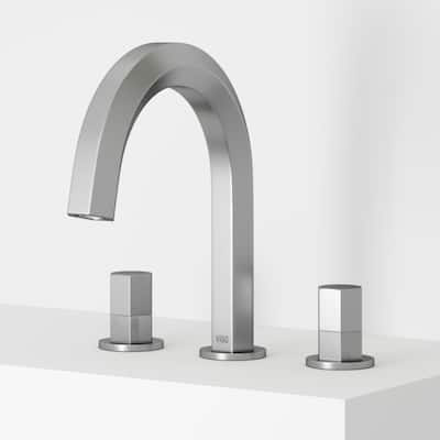 VIGO Hart 9" H 2-Handle Widespread Bathroom Faucet