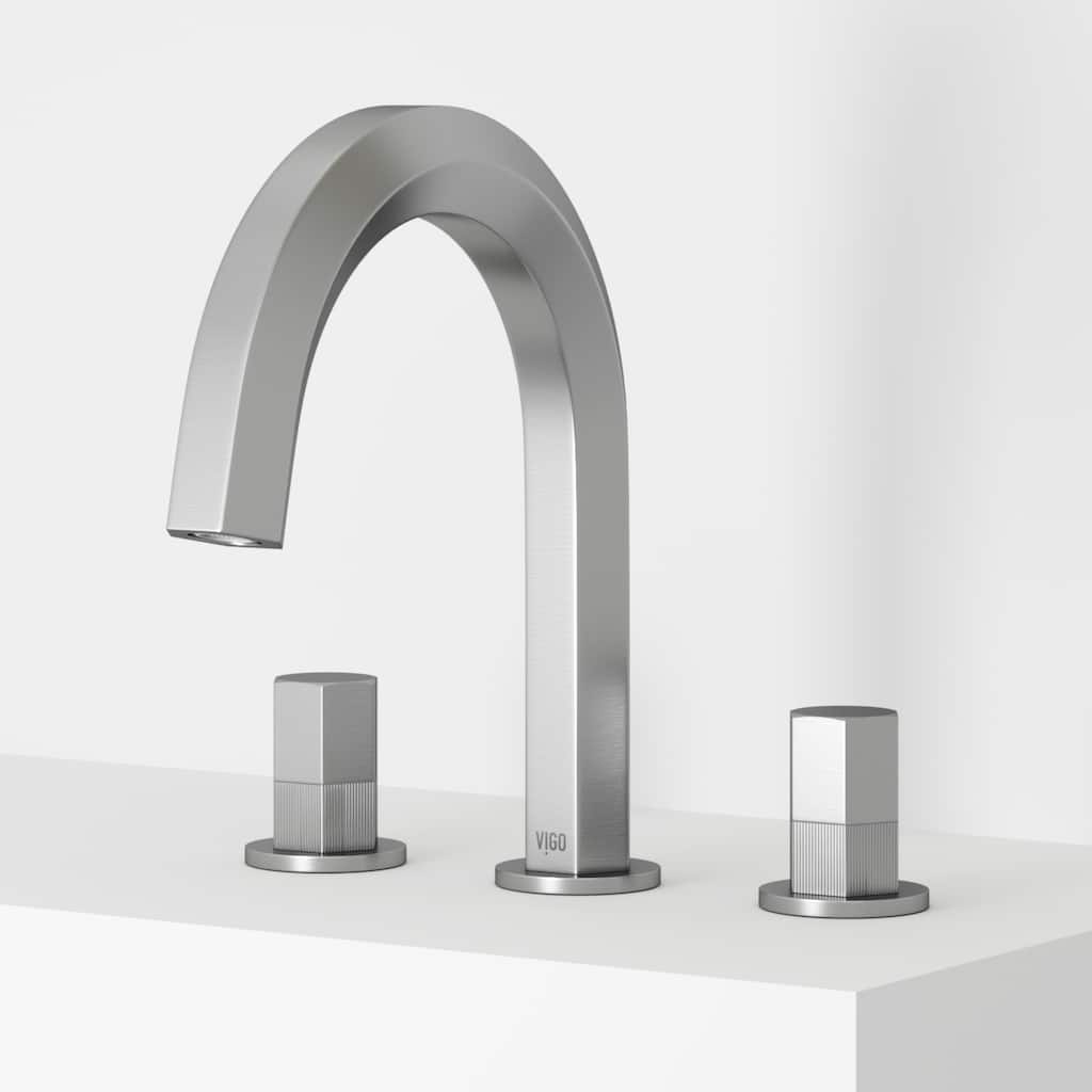VIGO Hart 9" H 2-Handle Widespread Bathroom Faucet