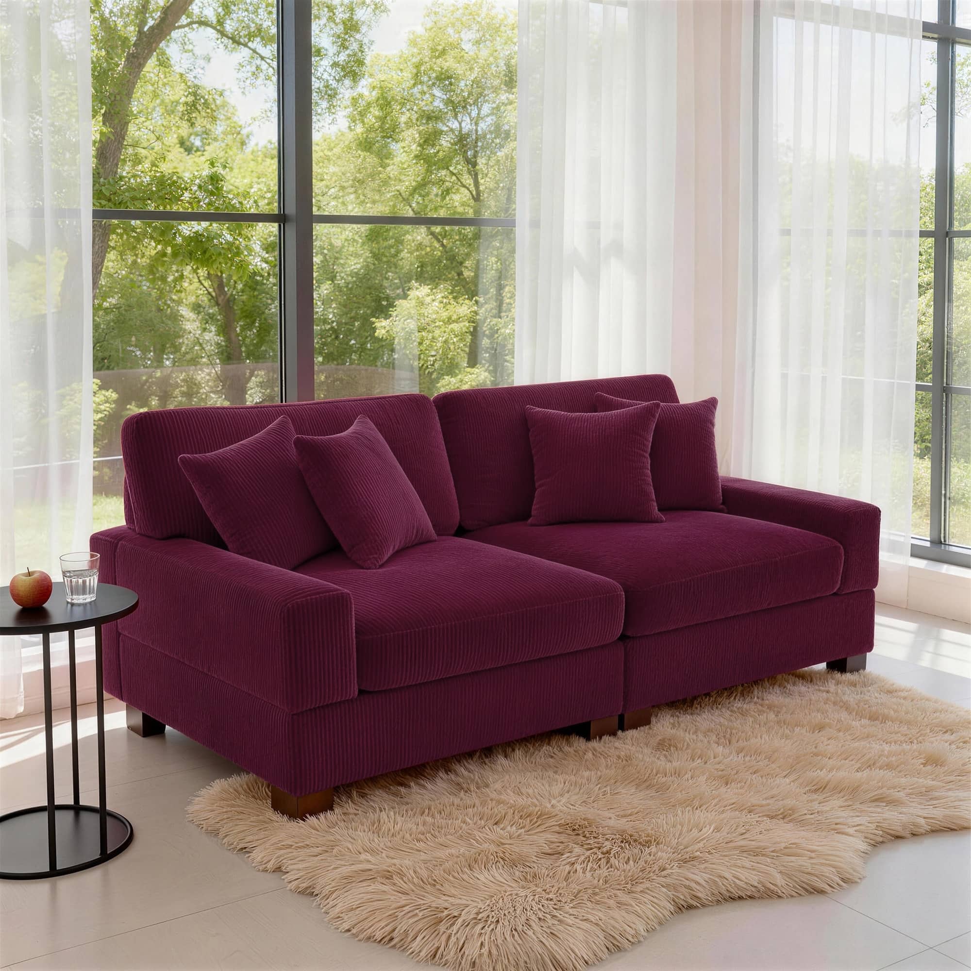 Option Purple/2 armchair