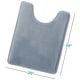 preview thumbnail 61 of 153, Empyrean Ultra Soft Plush Bathroom Rug - Non-Slip, Velvet, Memory Foam Bath Mat - Set of 2