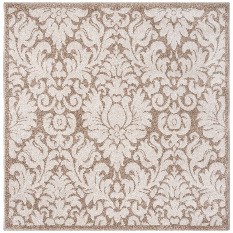 SAFAVIEH Amherst Asseline Modern Rug - 5' Square - Wheat/Beige