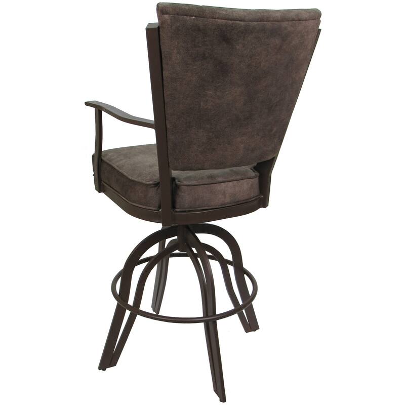 Montana Brown Swivel Tilt Metal 30" or Counter 26" Bar Stool