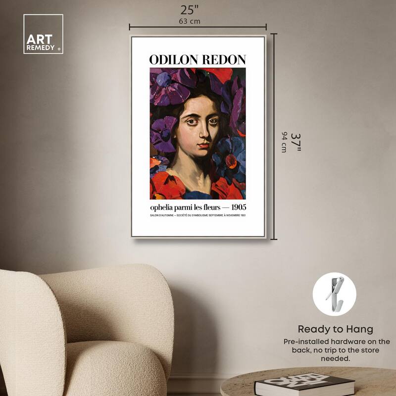 Vision of Ophelia Canvas by Art Remedy