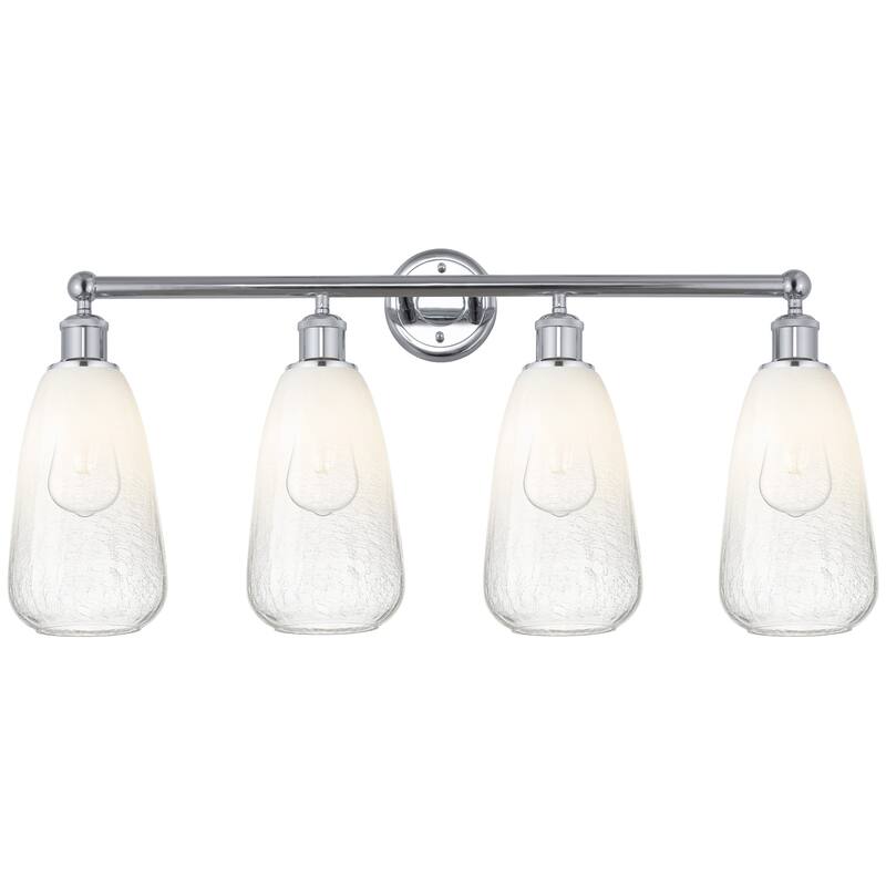 Innovations Lighting 616-4W-16-33 Brookhaven Almond Vanity Brookhaven - Polished Chrome / Opal