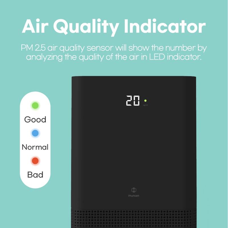 IMUNSEN Air Purifier with Cypress Wood Filter