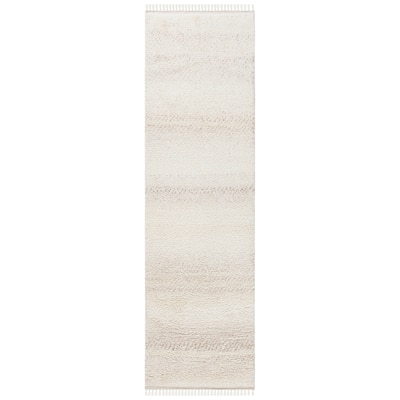 SAFAVIEH, Handmade Casablanca Shag Caliopia Grey Wool Rug
