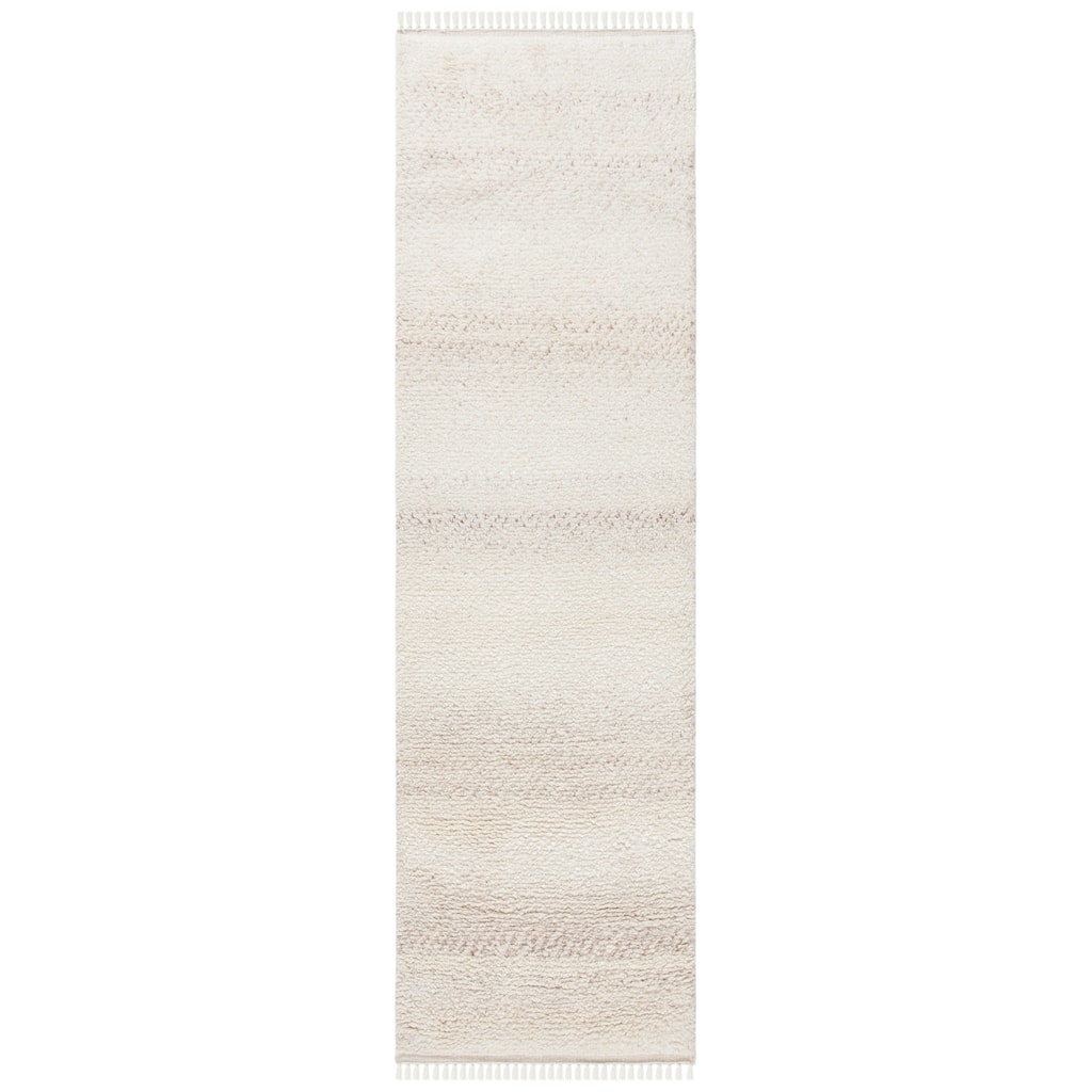 SAFAVIEH, Handmade Casablanca Shag Caliopia Grey Wool Rug