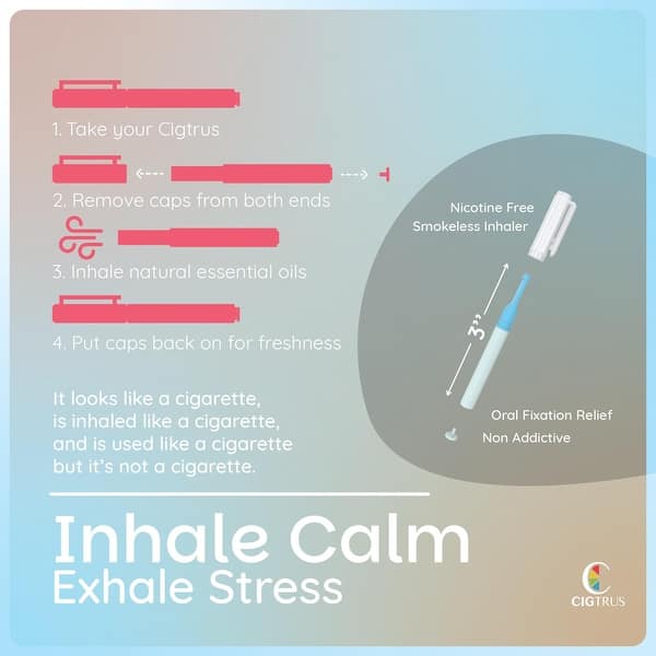 essential oils to help quit smoking cigarettes Cigtrus Natural Nicotine Free and Tobacco Free Smoking Alternative - Bed  Bath & Beyond
