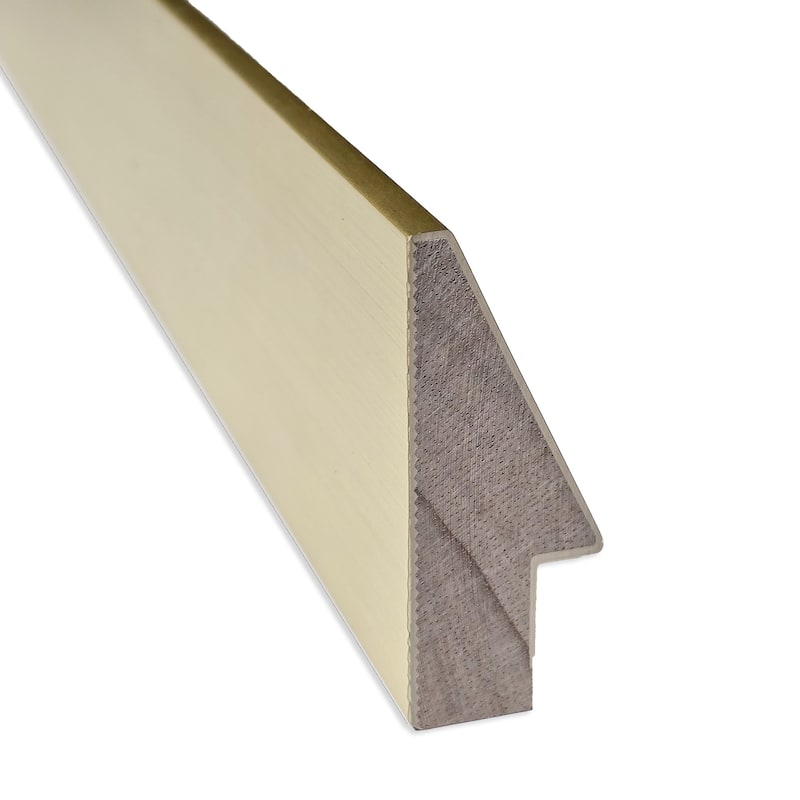 Incline Non-Beveled Wood Framed Full-Length Floor Leaner Mirror