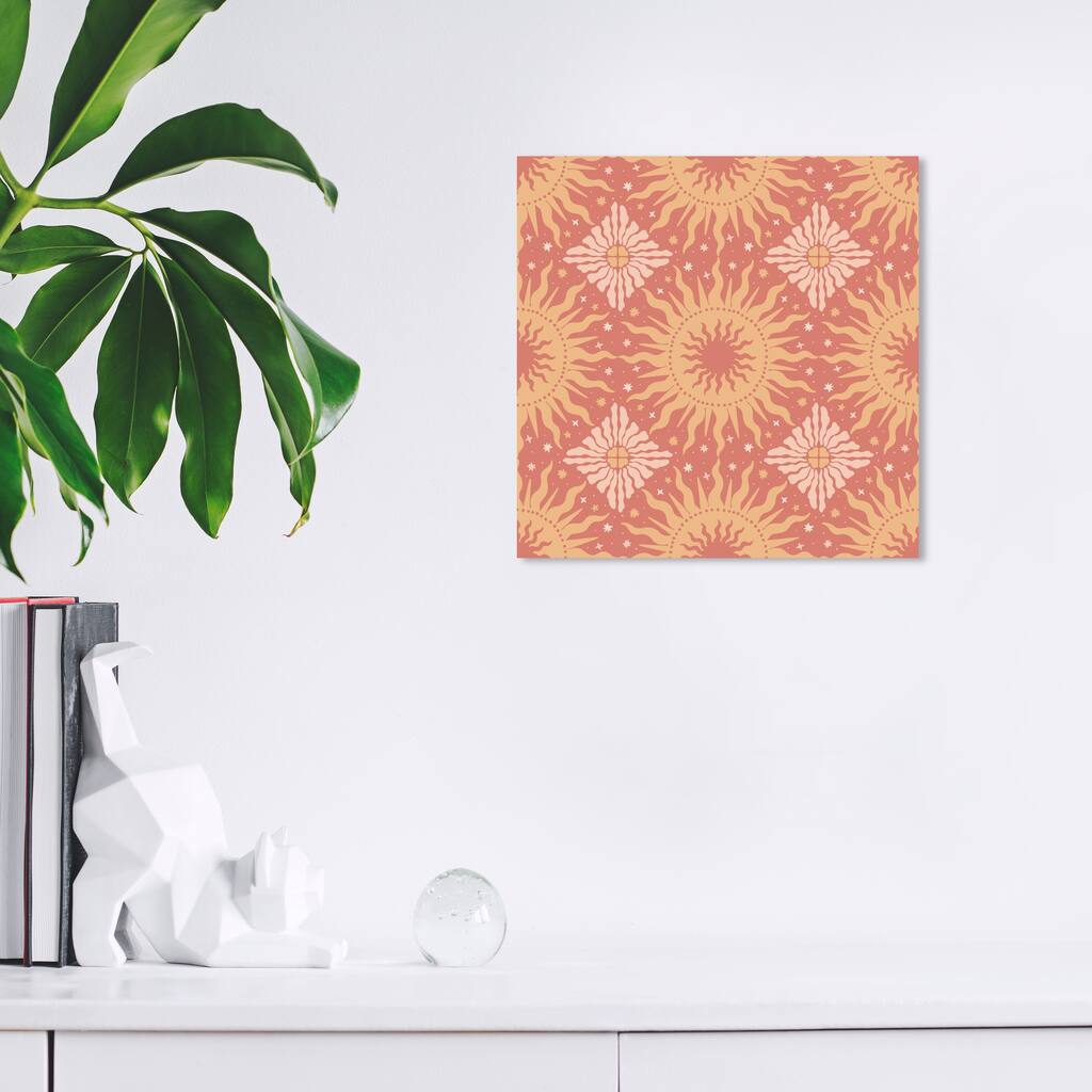 Wynwood Studio Canvas Abstract Color of the Land Sun Brown and Beige Modern & Contemporary Wall Art Canvas Print