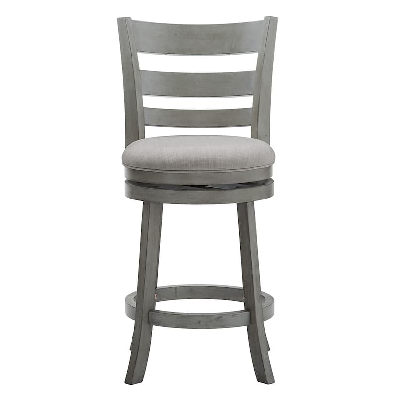 Verona Ladder Back Swivel Counter Height Stool by iNSPIRE Q Classic