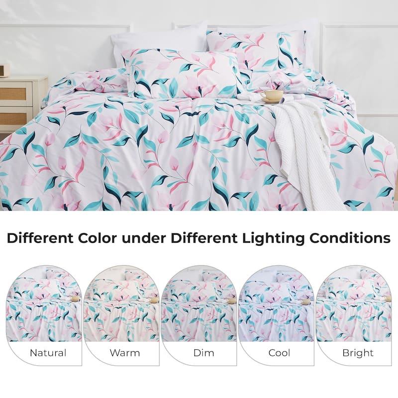 JEAREY 3-Piece Luxury Duvet Cover & Sham Set