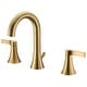 preview thumbnail 12 of 31, Ultra Faucets Nita Collection Two-Handle Widespread Lavatory Faucet Brushed Gold UF56608
