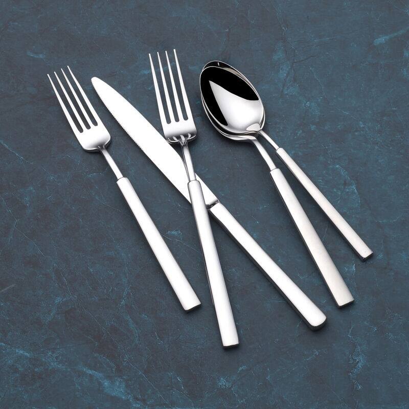 Towle Living Forged Lucerne 20 Piece Stainless Steel Flatware Set
