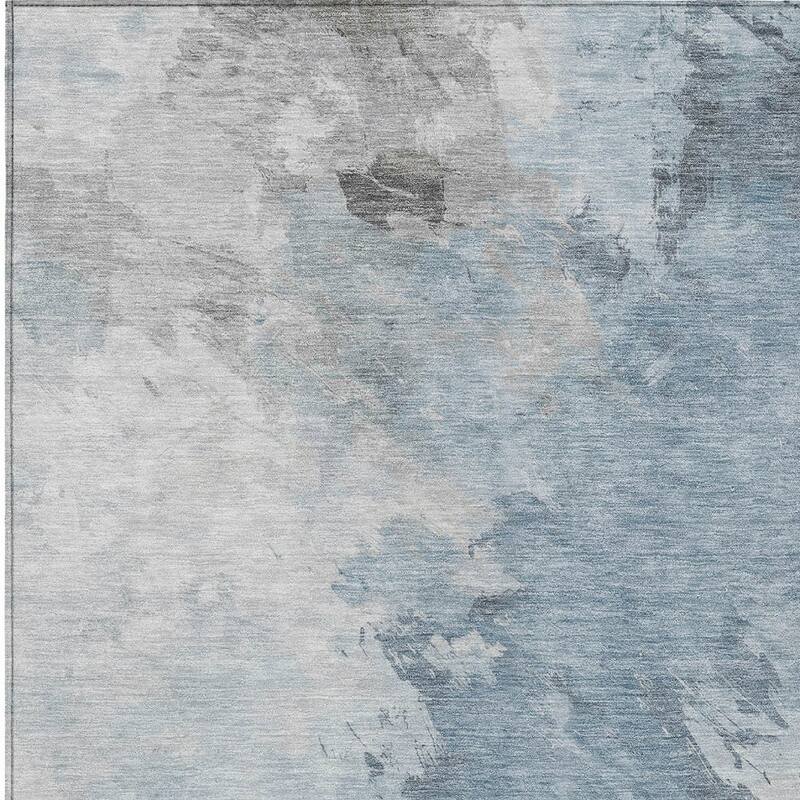 HomeRoots Abstract Transitional Rectangle Outdoor Rug
