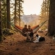 preview thumbnail 17 of 20, Sunnydaze Mayan Outdoor Hammock - Family Size - Handwove