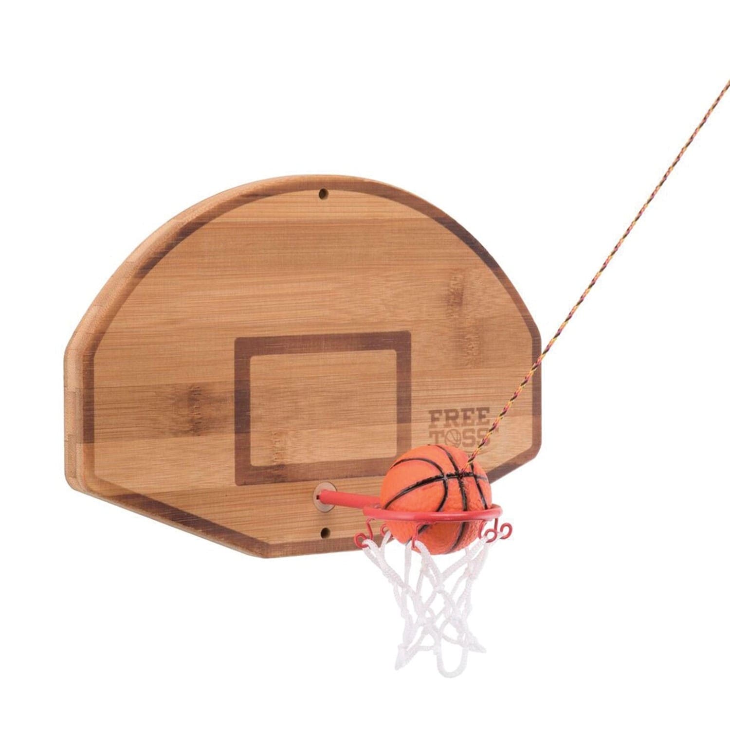 Shop Tiki Toss Free Toss Basketball Hoop Swing Game With Bamboo