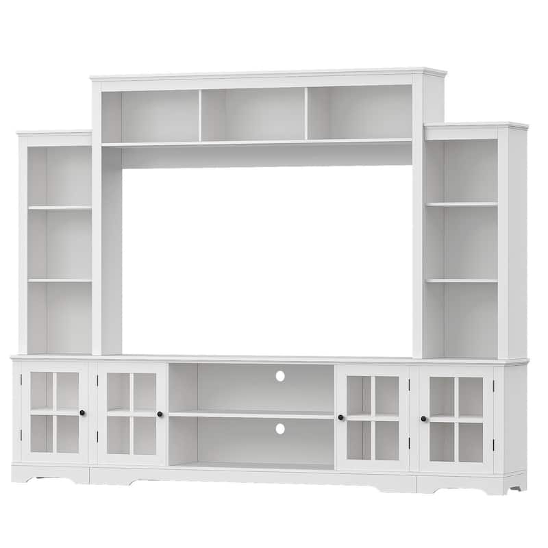 GDF Studio - Harrington Farmhouse Wall Entertainment Center for TVs up to 65 Inches