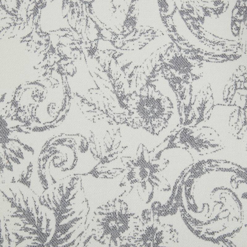 Set 2 Striped Upholstered Linen Armchair with Brass Nailhead Trim