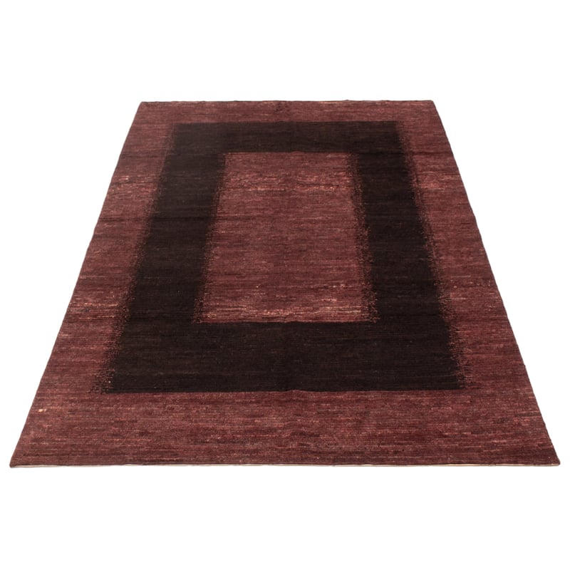 ECARPETGALLERY Hand-knotted Finest Peshawar Ziegler Red Wool Rug - 6'4 x 10'4