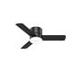 preview thumbnail 24 of 38, Hunter 44" Minimus Low Profile Ceiling Fan with LED Light, Handheld Remote - Contemporary, Transitional Matte Black
