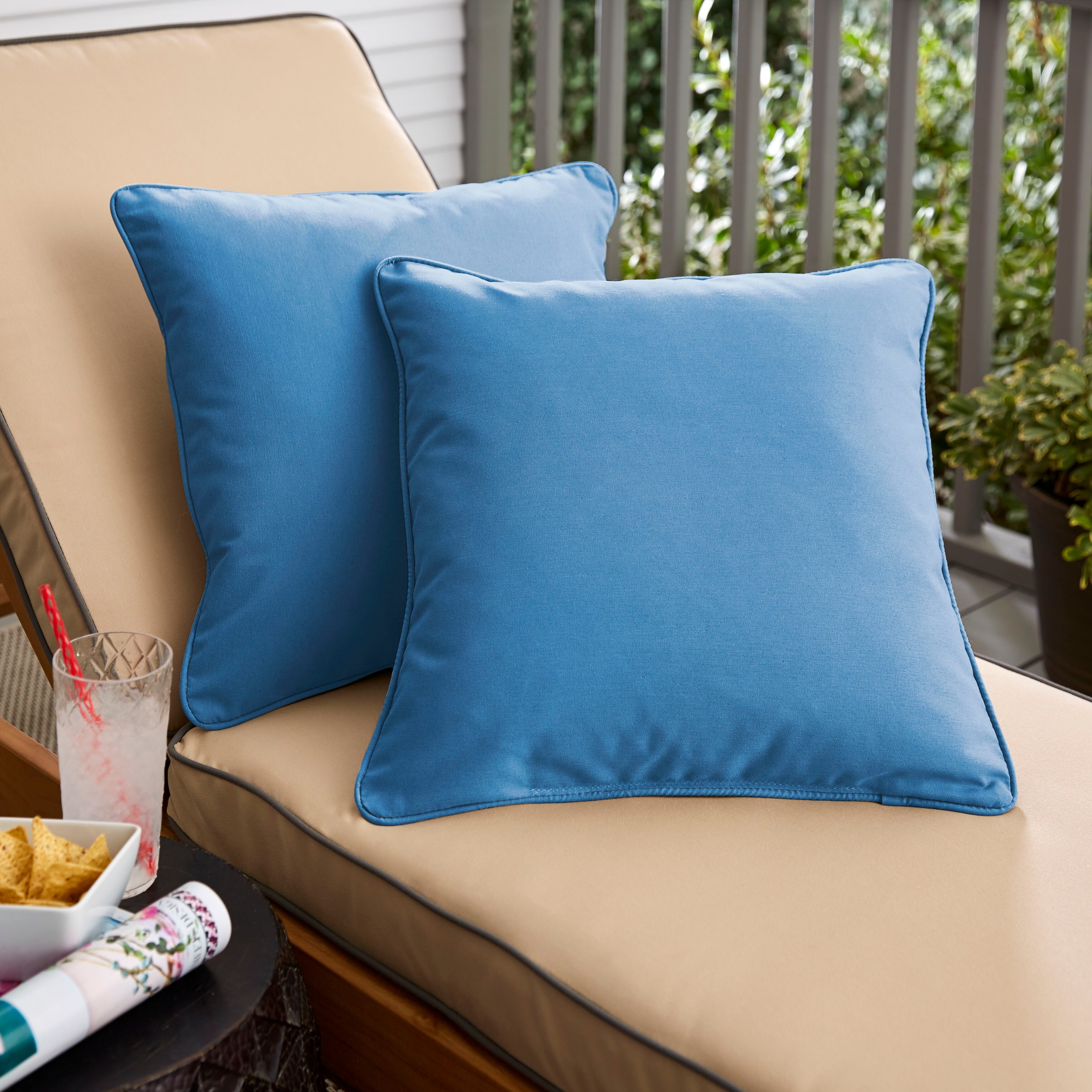 Pale blue cushions 2025