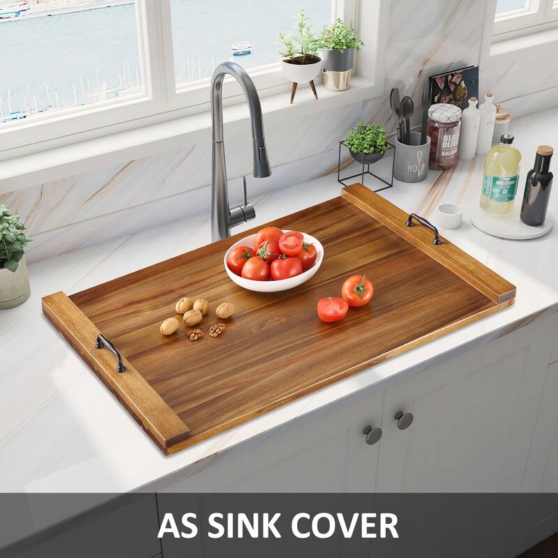 30-in L X 20-in W Large Wood Cutting Board Primary Color