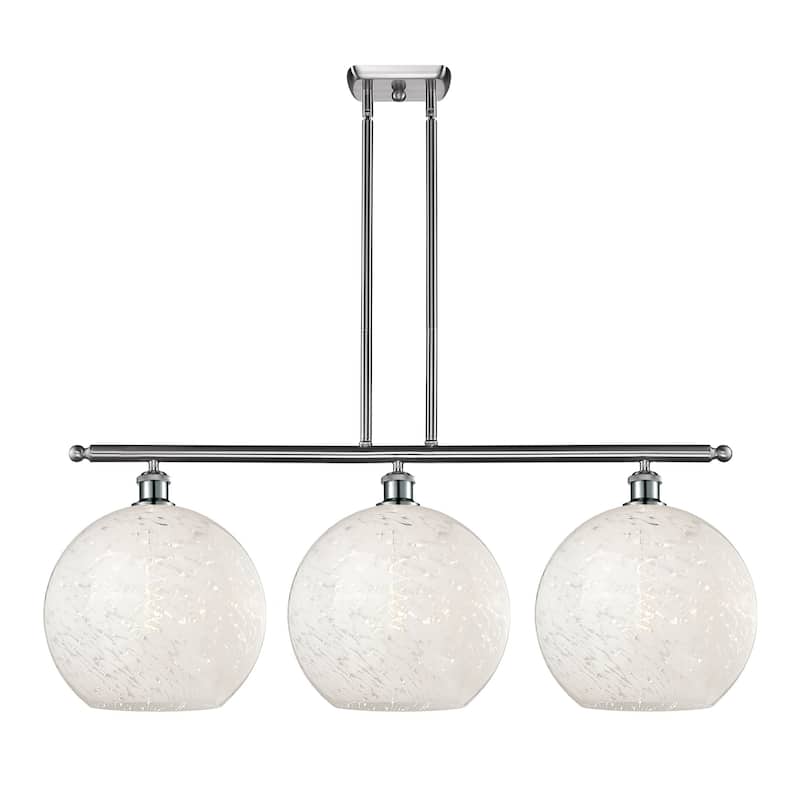 Innovations Lighting 516-3I-14-39-White Mouchette-Indoor Pendant White