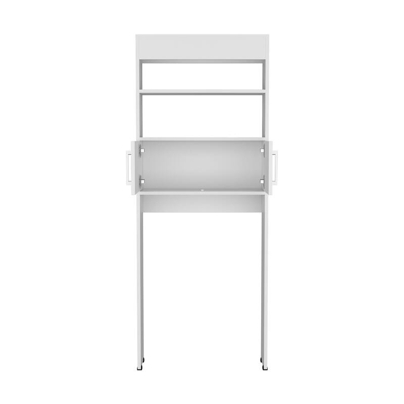 Over The Toilet Cabinet 63" H, Two Shelves, Double Door