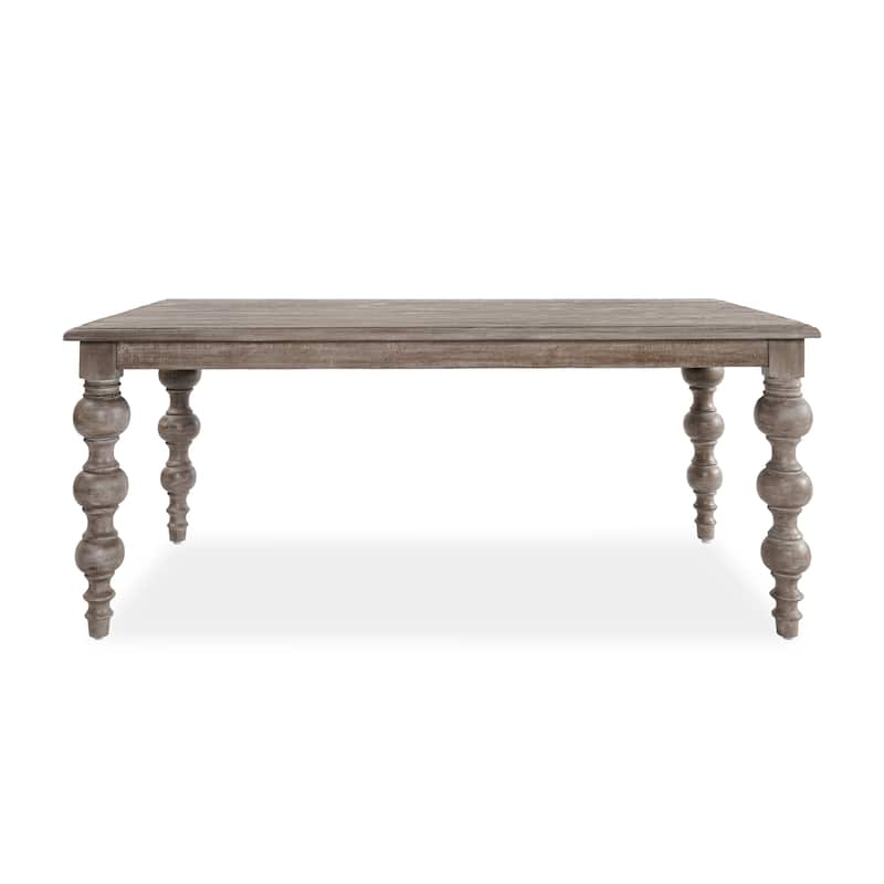 Bordeaux 72" Solid Pine Dining Table - 72Wx38Dx30H