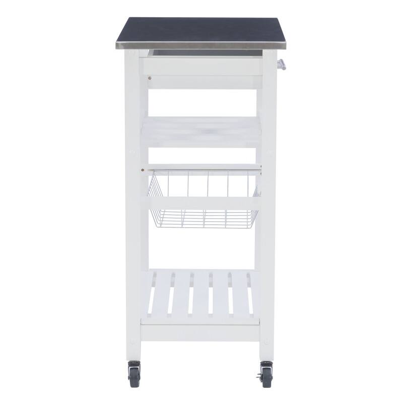 Jake Compact Mobile Rolling Kitchen Cart