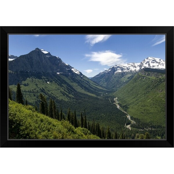 "USA, Montana, Glacier National Park" Black Framed Print