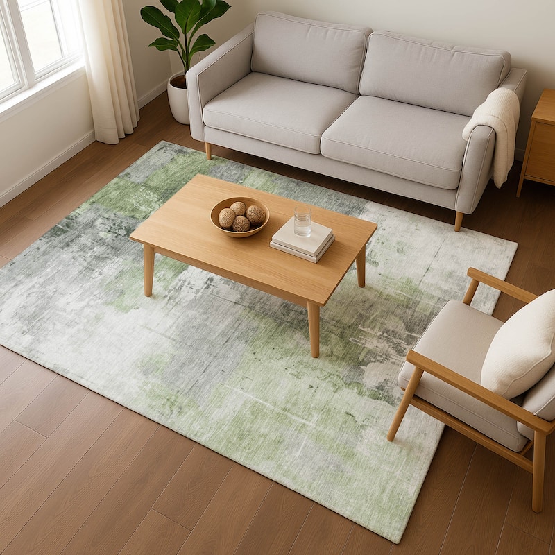 Premium Washable Super Soft Abstract Modern Mayfield Rug