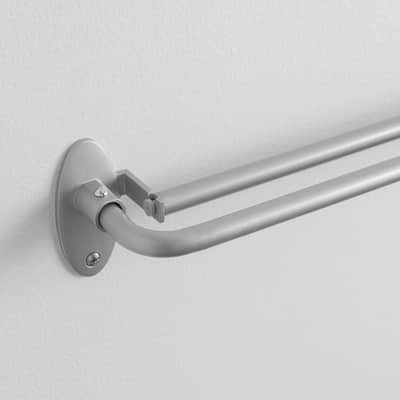 Eclipse Clinton 5/8" Blackout Double Wrap Curtain Rod