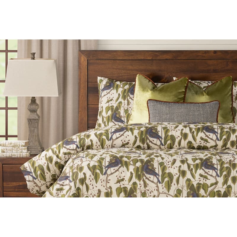Smithsonian Bluebirds In Paradise Duvet Set
