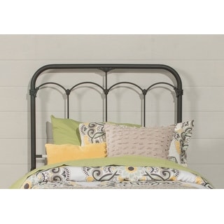 Hillsdale Furniture Jocelyn Metal Headboard Only, Black Sparkle