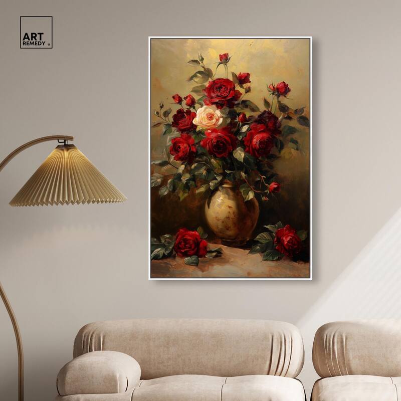 Lavish Lily Lament Canvas by Art Remedy