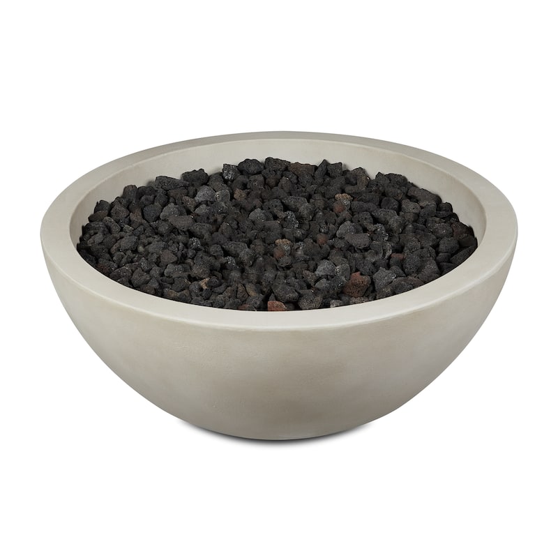 Alta Fog Large Natural Gas Fire Bowl by Jensen Co - 42 x 42 x 16