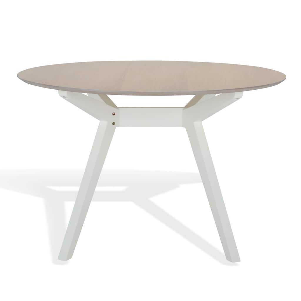 SAFAVIEH Couture Rhonda Round Wood Dining Table - 47"W x 47"D x 30"H