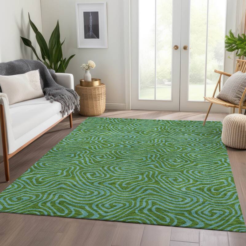 Premium Washable Super Soft Modern Maze Mayfield Rug