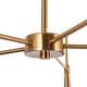 preview thumbnail 8 of 12, Conia Modern Black 5-Light Wagon Wheel Chandelier for Dining Room Kitchen
