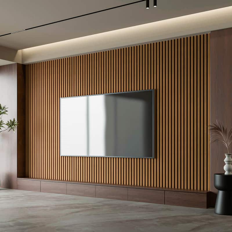 Art3d 2-Pack MDF Acoustic Grille Panels – 24"x95.7" Sound-Absorbing Wall Panels - N/A